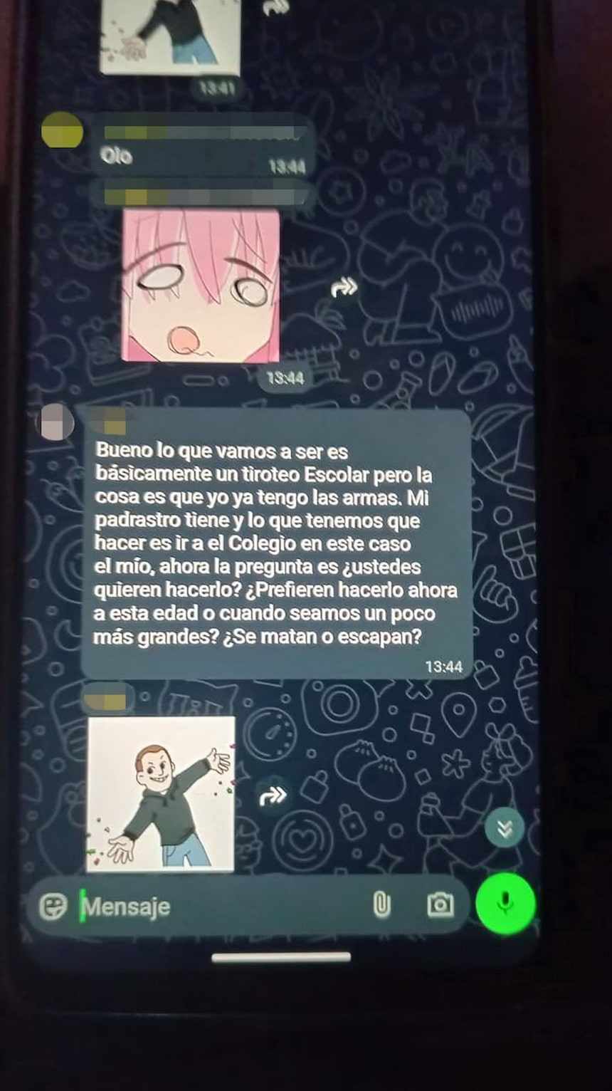 Escobar: descubren plan de tiroteo en una escuela secundaria