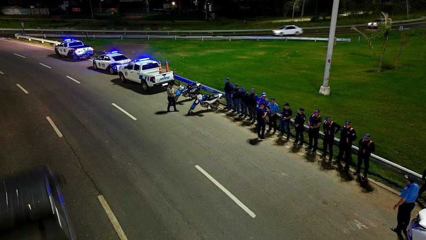 Operativo policial en rutas chaqueñas por orden del gobierno