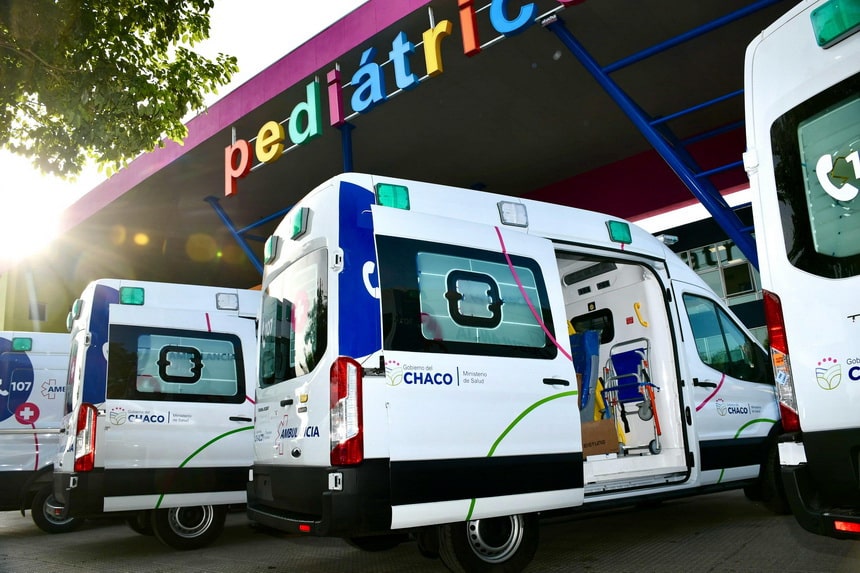 Nuevas ambulancias para el Hospital Pediátrico de Resistencia