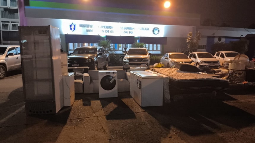 Vehículos y objetos secuestrados tras los operativos