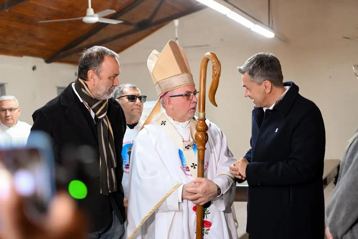 Zdero acompañó la tradicional celebración de Santa Rita